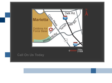 Map For 1976 Airport Industrial Park Dr., Marietta GA 30060